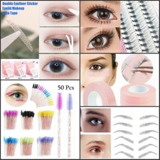 Rolls Lash Tape Double Eyelid Tape Invisible Eyelash Brushes