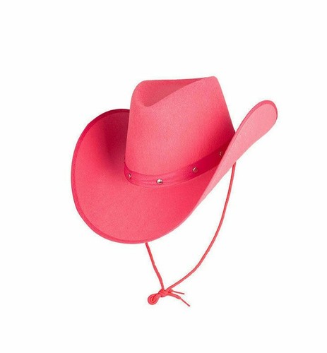 Pink Cowgirl Hat w/Marabou Feather