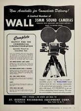 JM Wall 35mm Optical Sound Newsreel Camera Military Surplus WWII Full Kit 