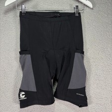VTG Cannondale Padded Cycling Shorts Mens XL Black MADE IN USA Chrono MTB Biking