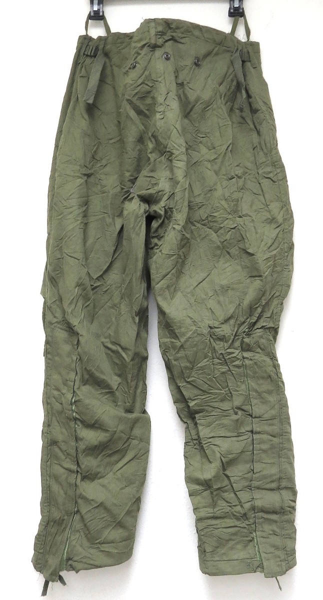 パンツ 70s WINFIELD MFG. CO.INC. US ARMY M-65 S vtg Army OLIVE PROTECTIVE SUIT PANTS LARGE 70s Winfield 1978