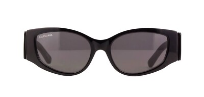 FINAL PRICE NEW BALENCIAGA BB0258S 001 SUNGLASSES NEW BALENCIAGA BB0258S 001 UNISEX BLACK OVERSIZED SUNGLASSES  main image 3