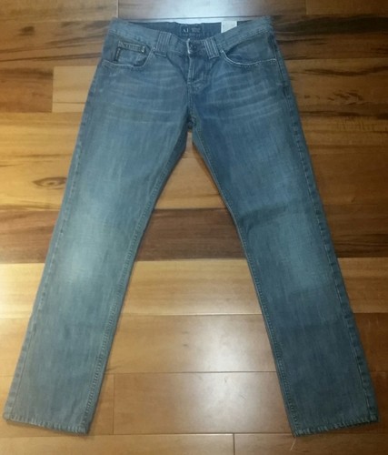 Armani Eco Wash Indigo 005 Womens Jeans Size 28 Measured 31x29 Distressed  Italy | eBay