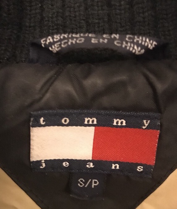 Tommy Hilfiger Jeans USA Ski Team Puffer Jacket Black Women's S Vintage Rare image 8