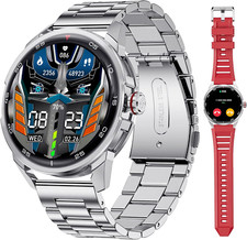 Smartwatch Hombre con Función de Teléfono Gimnasio Reloj Deportivo Reloj de Pulsera Watch Reloj