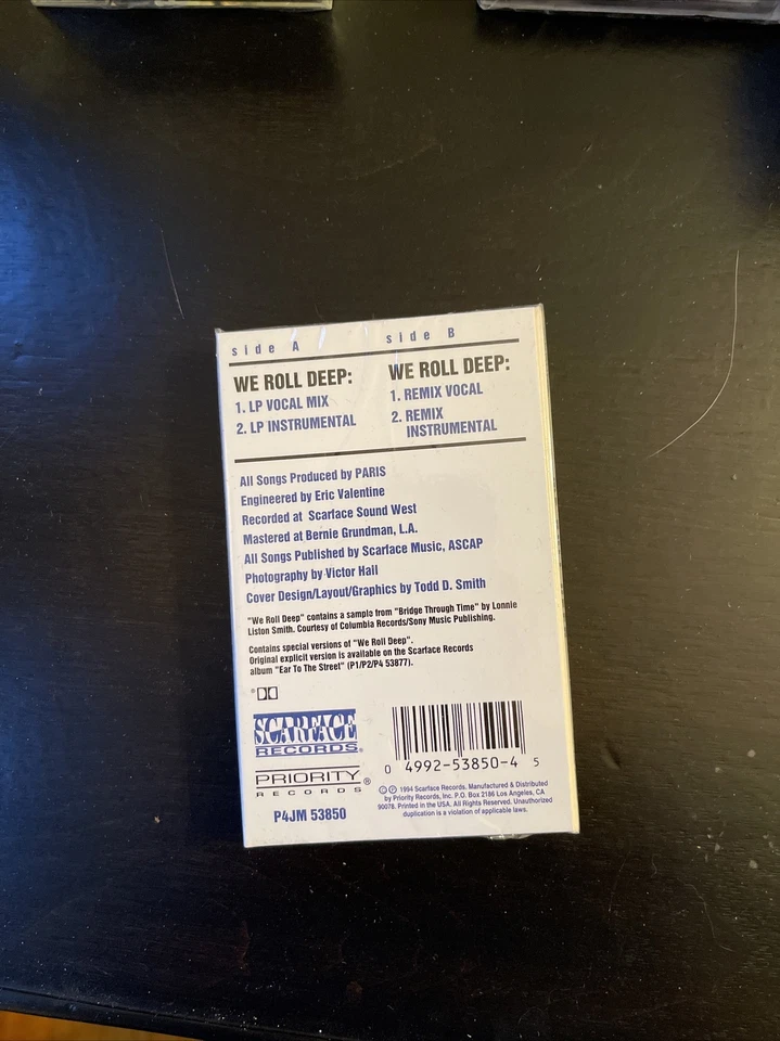Sealed The Conscious Daughters We Roll Deep Cassette Single 1994 Scarface - Image 3 of 4