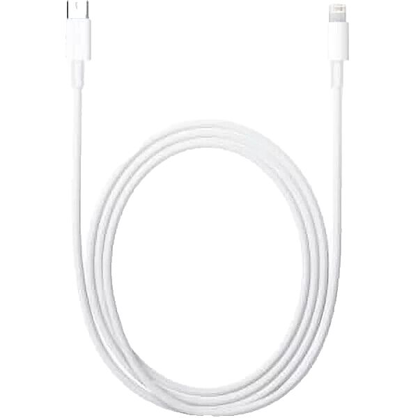 GENUINE Apple USB-C to Lightning Cable (2m) White Charging Cord Model A2441-image