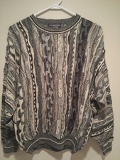 Vintage Clothing Coogi Sweater - Roundtree  Yorke - Medium M - Multi-Color