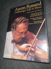 Aaron Rosand Celebrating Like In Music 2007 SMH Music DVD 65 Min Region Code 0