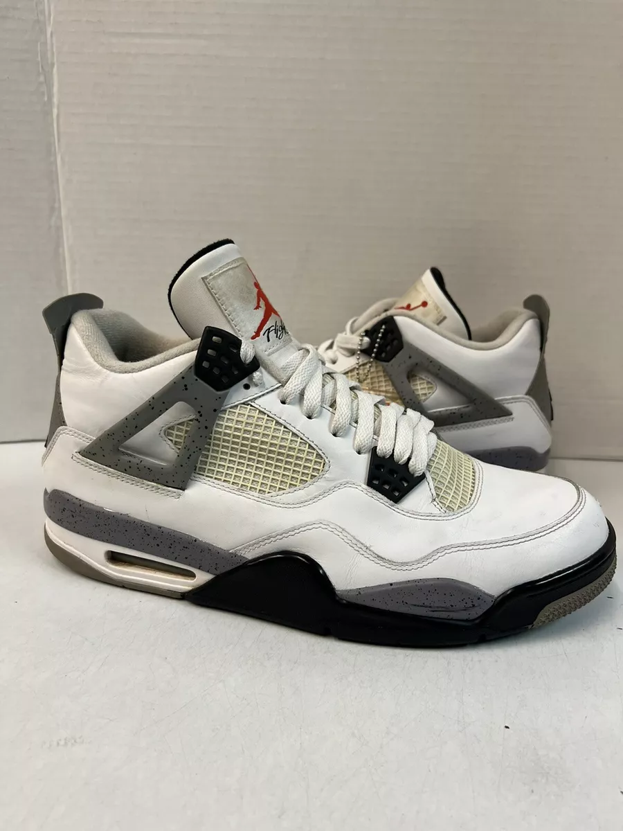Jordan 4 Retro Cement 2012 Size 12 Used 308497-103