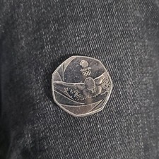 2016 50P COIN TEAM GB RIO OLYMPIC SWIM RARE FIFTY PENCE SWIMMING, collectivecoin