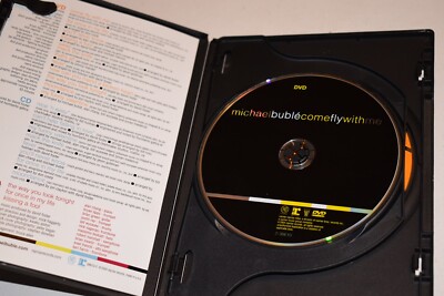 Michael Buble - Come Fly With Me (DVD, 2004, Includes Audio CD