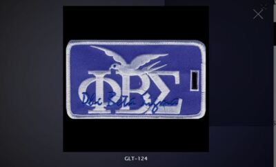 Phi Beta Sigma Fraternity Dove Embroidery Id/Luggage Tag FREE SHIPPING