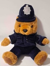 Stoffb&auml;r Polizei Police England Uniform ca. 25cm Vereinigtes K&ouml;nigreich