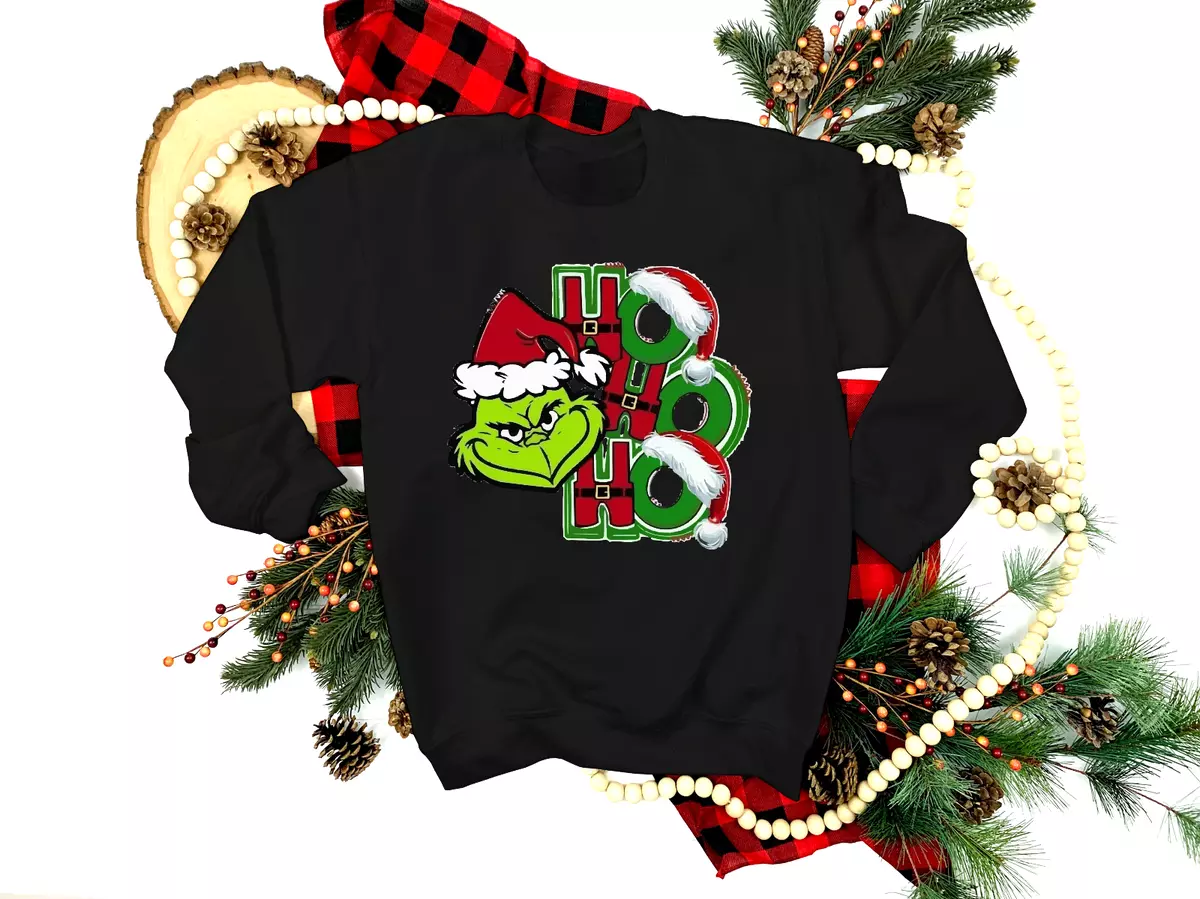 Black grinch sweater cheap