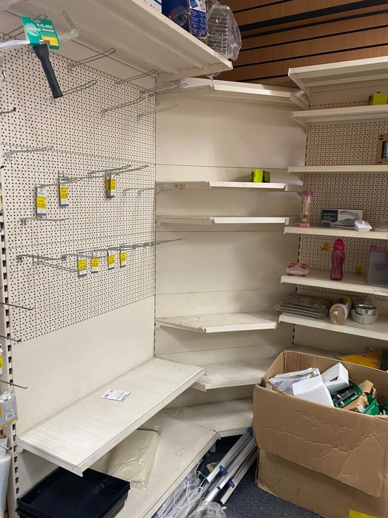 Tegometall heavy duty Shop Retail garage industrial shelving eBay