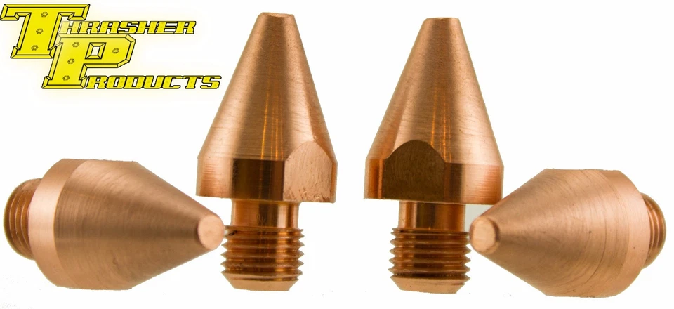 THRASHER PRODUCTS 2 Pr Spot Welder 1/4 Tips 476-040211 for Miller-TT-6, TT-9 and G7 Welding-Tongs