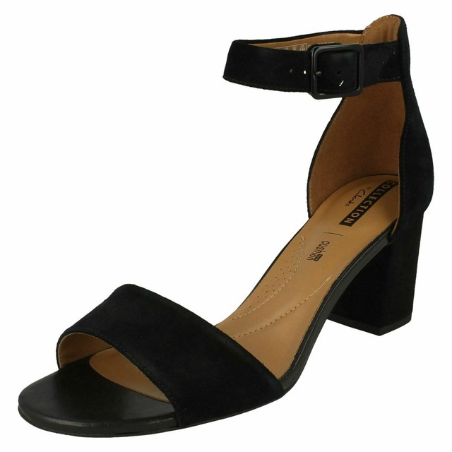 clarks heeled sandals