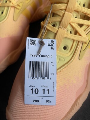 Adidas Trae Young 3 RARE Acid Orange Spark Basketball  display picture 3