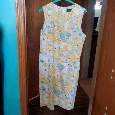 Harve Benard Size 8 Spring Floral Linen Shift Dress | eBay Harve Benard Size 8 Spring Floral Linen Shift Dress | eBay