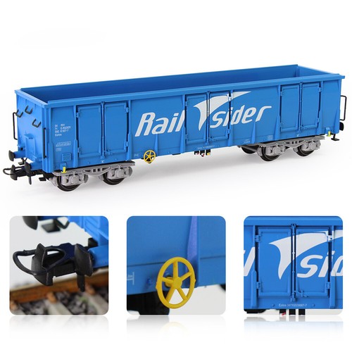 1pc HO Gauge High-side Gondola Car 1:87 Printed Model Railway Wagons - Picture 4 of 17