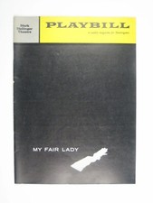 Playbill My Fair Lady Hellinger Theatre October 1959 Lola Fisher Mulhare