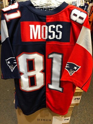 RANDY MOSS NEW ENGLAND PATRIOTS Mitchell & Ness NFL LEGACY JERSEY