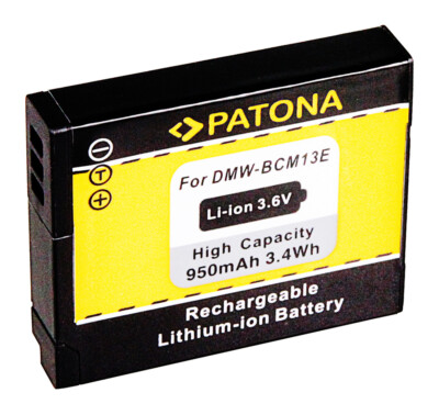 Batteria per Panasonic Lumix DMC-TZ25, 3,6V, Li-Ion