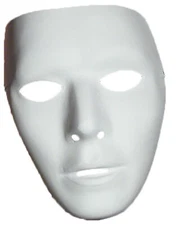 Blank Male Mask - Disguise Int'l  **See A/R Acct 176208