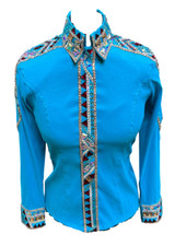 Western Showmanship Horsemanship Pleasure Show Shirt -Taffeta Show Shirt