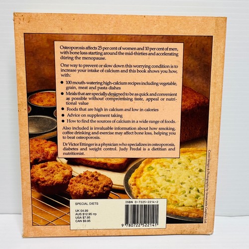 Beat Osteoporosis By Dr Victor Ettinger Paperback Book Special Diet Cookbook - Picture 2 of 19