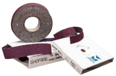 381060  1-1/2'' x 50 yards Shop Roll 60 Grit Medium Metal Emory Cloth  Sanding