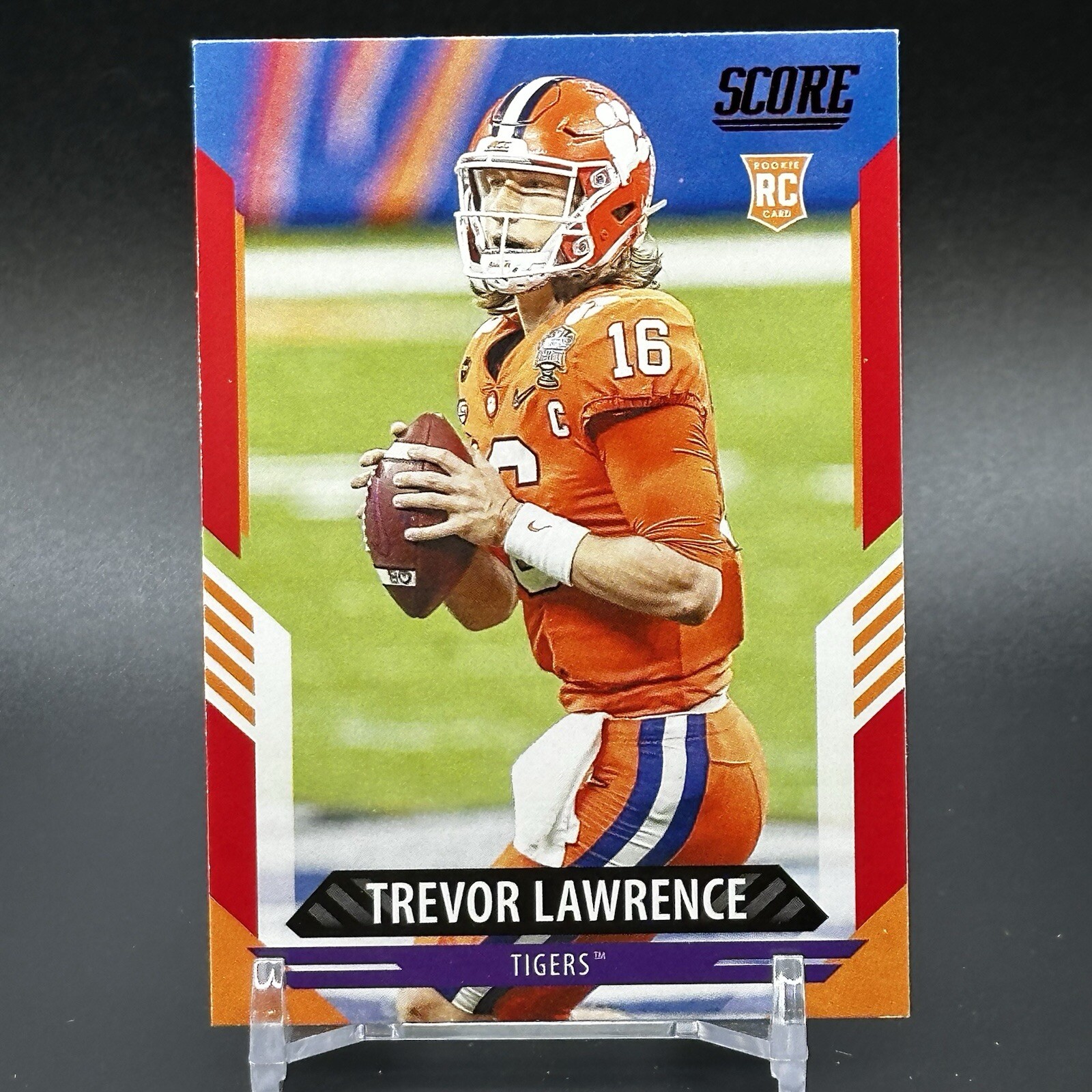 Trevor Lawrence 2021 Panini Score Football RC Rookie #301 - Clemson Tigers