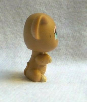 Peluche Souris Littlest Pet Shop 2009 – HASBRO, 15 Cm, Marron Et Rose, Occasion