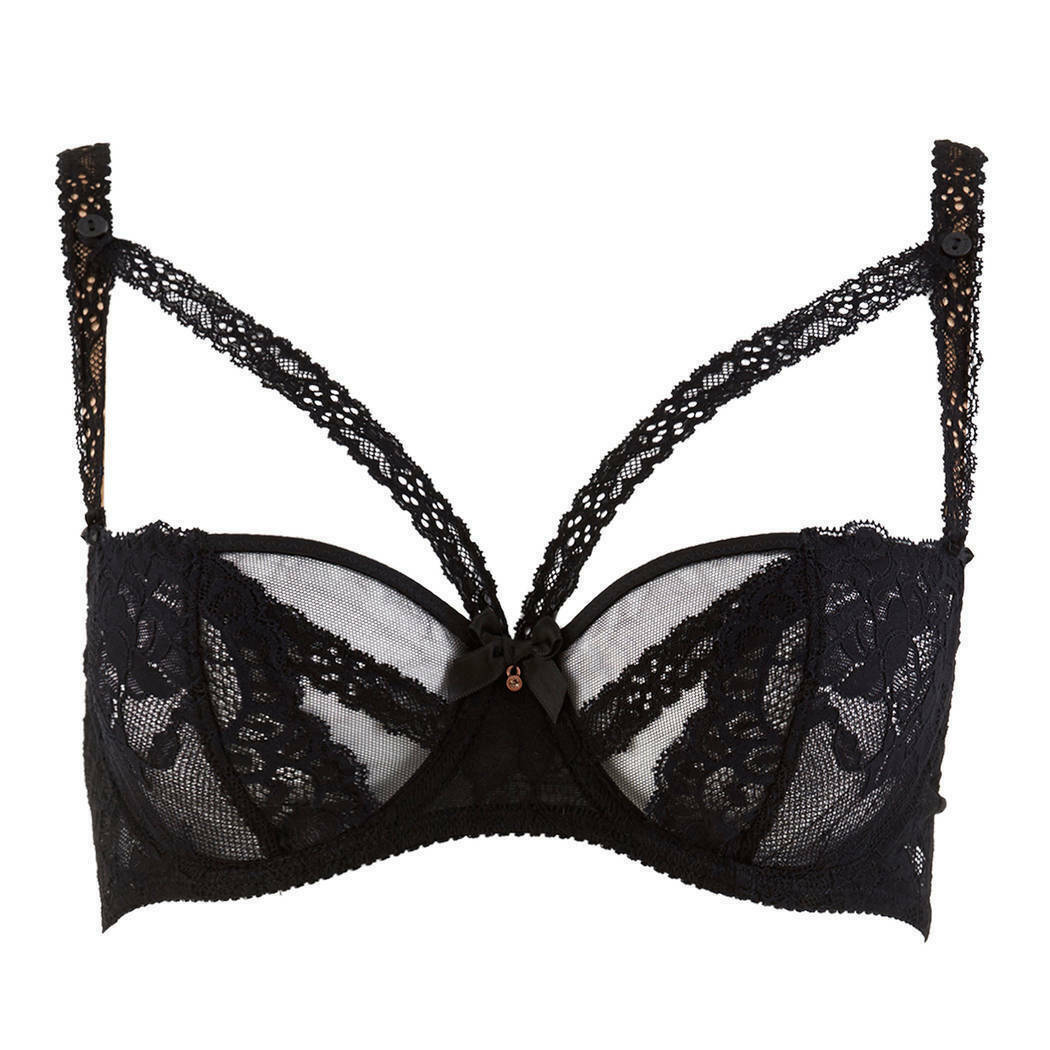 Soutien-gorge Balconnet Aubade 80D (65D EU) - Noir - Neuf Avec étiquettes