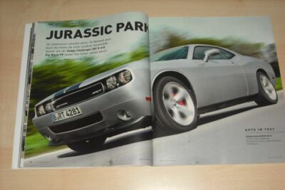 Autozeitung 26012) Wahnsinn! Dodge Challenger SRT 8 mit 431PS im TEST auf 4 Sei