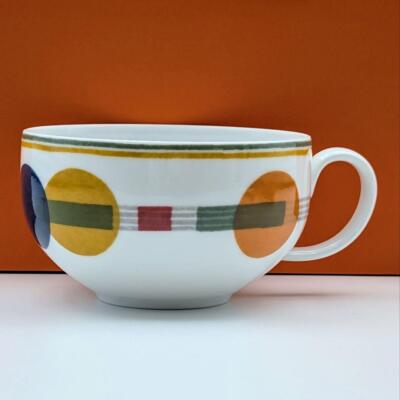 Saut Hermes Tea Cup Saucer Tableware 2 set Coffee Latte Animal