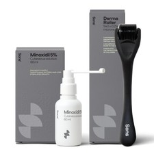 Sons Minoxidil 5% Hair Growth Treatment with Dermaroller for Enhanced Absorption