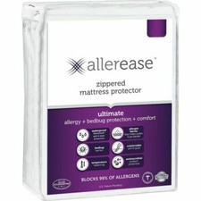 AllerEase Ultimate Allergy Protection and Comfort Zippered Mattress Protector...