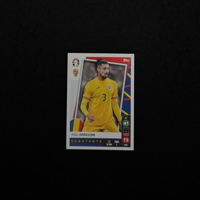 RADU DRAGUSIN-ROMANIA-CARD-TOPPS-MATCH ATTAX-LIDL-UEFA EURO-GERMANY 2024-N.2-NEW
