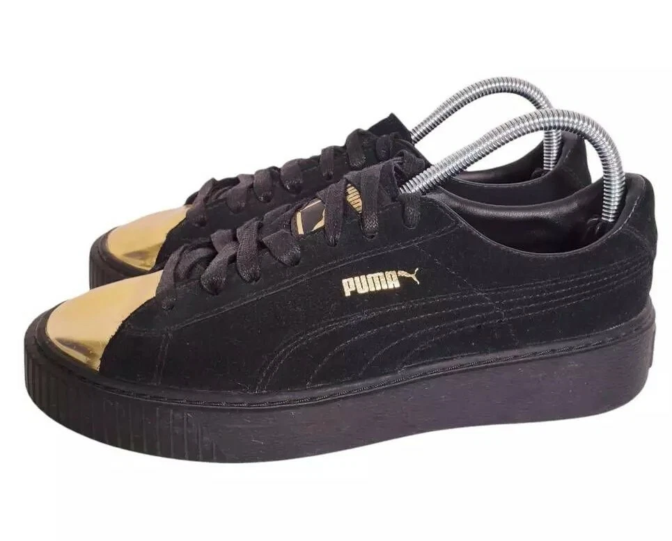 Puma basket shop platform gold
