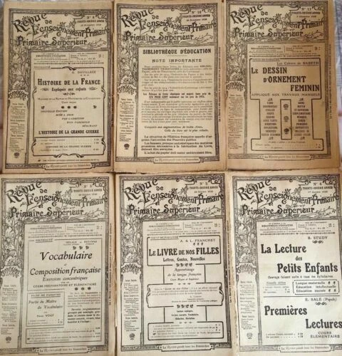 Affiches scolaires de collection