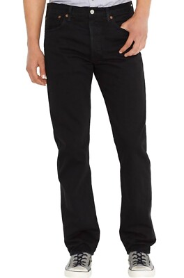 Levis  501 Herren Denim Jeans Original Fit Unterteil Straight Leg Hose Jeans NEU