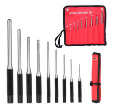 SERIE 9PZ PUNZONI CACCIASPINE CACCIA SPINE IN ACCIAIO PROFESSIONALE CON CUSTODIA