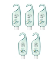 Avon Skin So Soft Original Scent Moisturizing Shower Gel 5 oz. PACK OF 5 BOTTLES