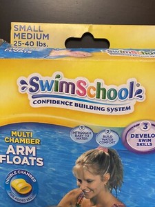 SwimSchool - Easy Fit Arm Floats - One Pair - Sm/Med (25-40 lbs)
