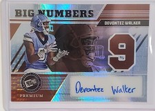 Devontez Walker 2024 Leaf Press Pass Premium BIG NUMBERS PULSAR Autograph #20/25