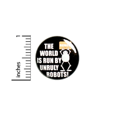 Funny Robot Fridge Magnet Robots Artificial Intelligence Funny Magnet 1'' M91-25