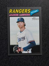 Jacob DeGrom #98 Dark Gray Border - 2026 Topps Heritage MLB Baseball Card