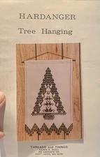 “Hardanger Tree Hanging” Threads And Things Hardanger Chart Incl Vintage